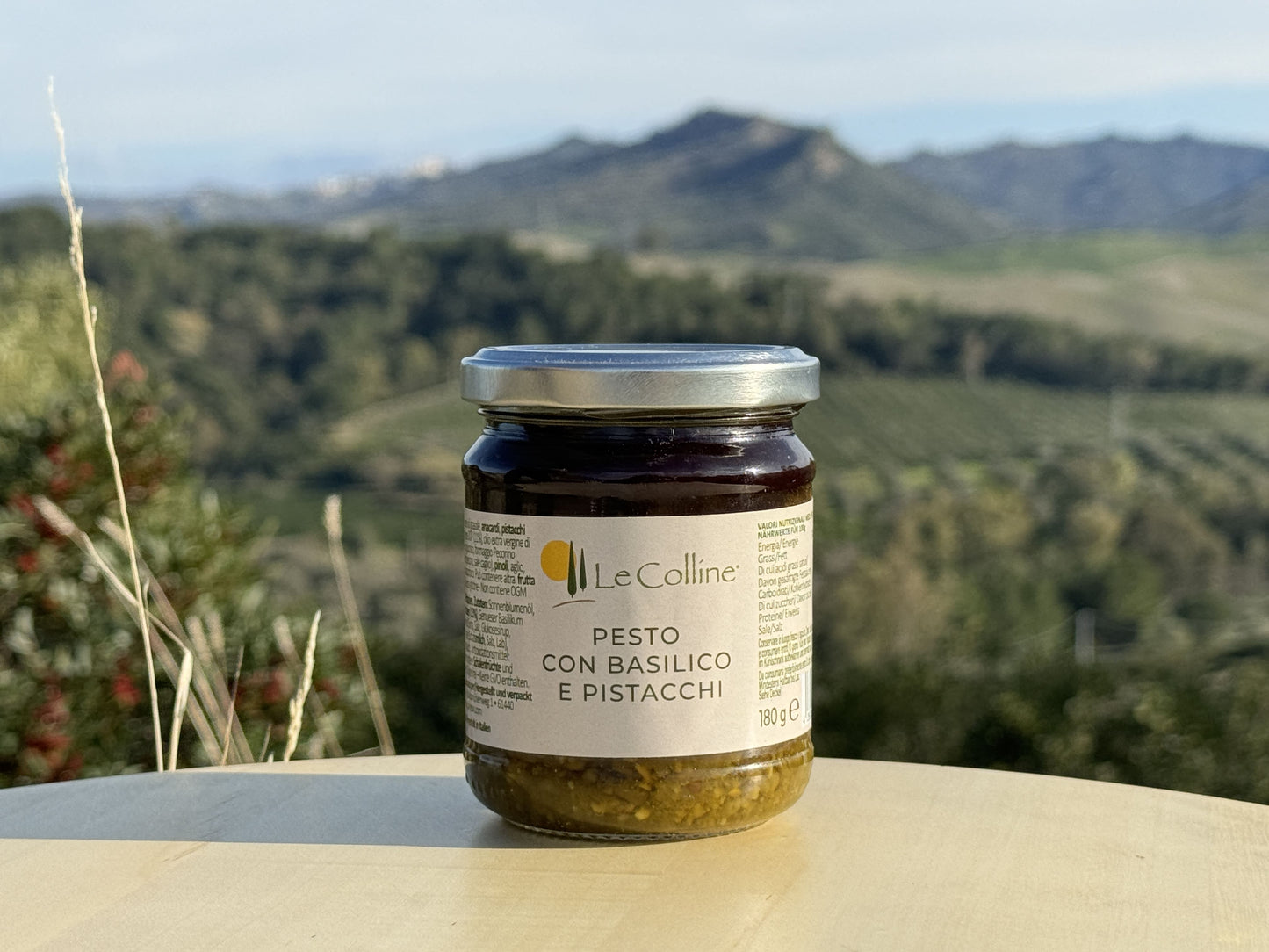 Pesto di basilico con pistacchi 180g
