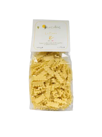 Traditionelle Pasta Mafaldine aus Italien