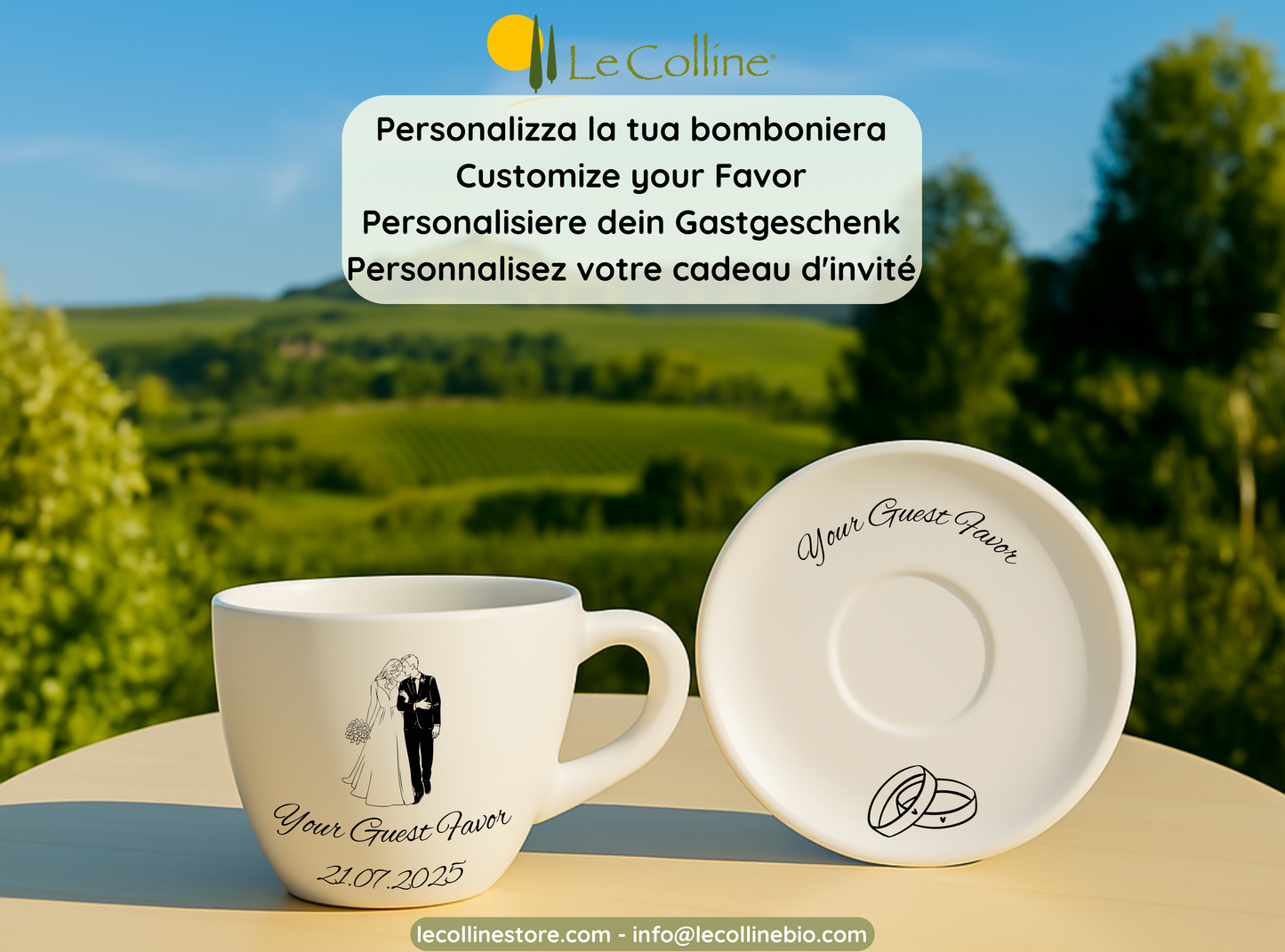Personalisierbare Gastgeschenke Handgemachte Espressotassen