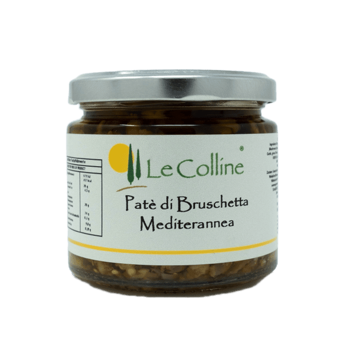 Patè di Bruschetta Mediterranea/Gemüse Mix 180 g - Le Colline Store