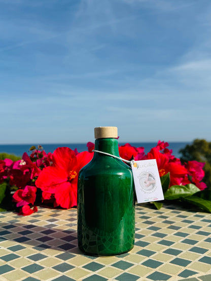 Ceramic bottle "Linea Unica" for olive oil handmade in Italy