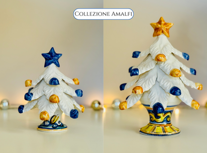 Weihnachtsbaum aus Keramik handgemacht und handbemalt Versand ab 17.09