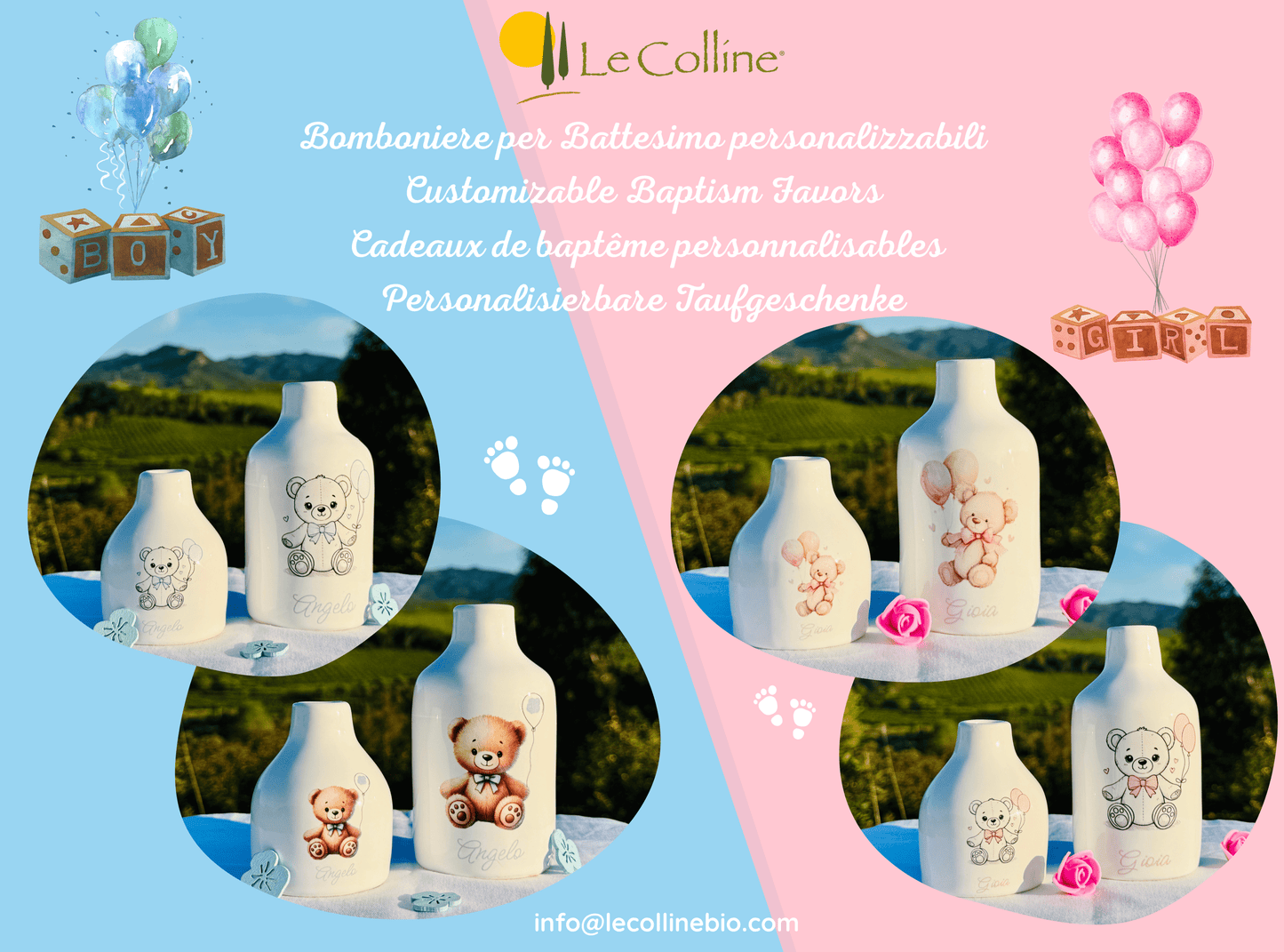 Personalisierbare Gastgeschenke Hochzeit kleine Ölflasche Ölspender