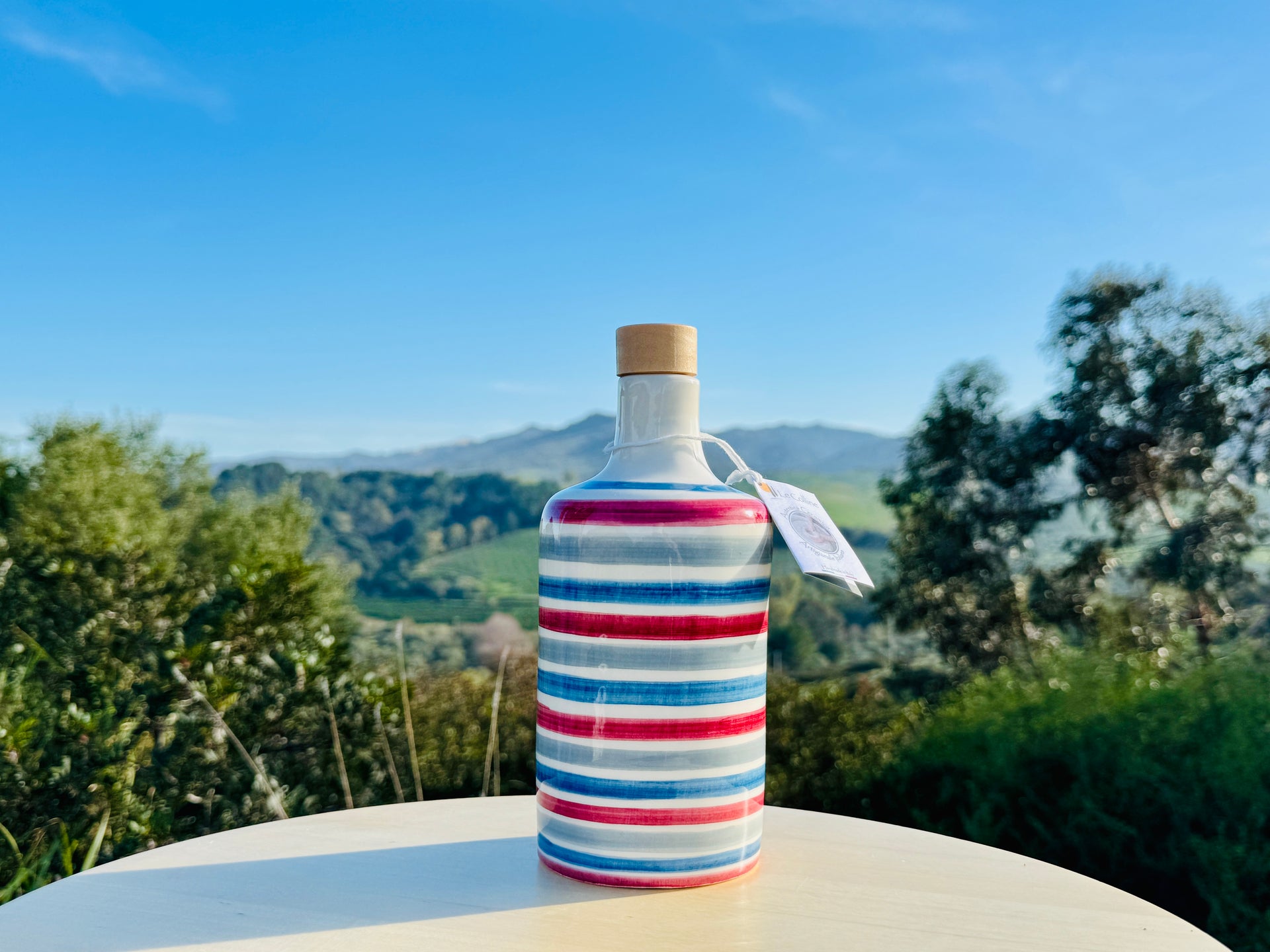 Bottiglia In Ceramica Giapponese Per Olio E Aceto - Dispenser Per Salsa Di Soia E Condimenti, 220 Ml - 5