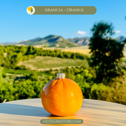 Keramik Früchte Handbemaltes Obst - Weihnachtsanhänger