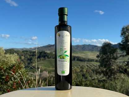 Bestes Natives Olivenöl Extra Bio "Il Verdone" aus Italien 0,5 L