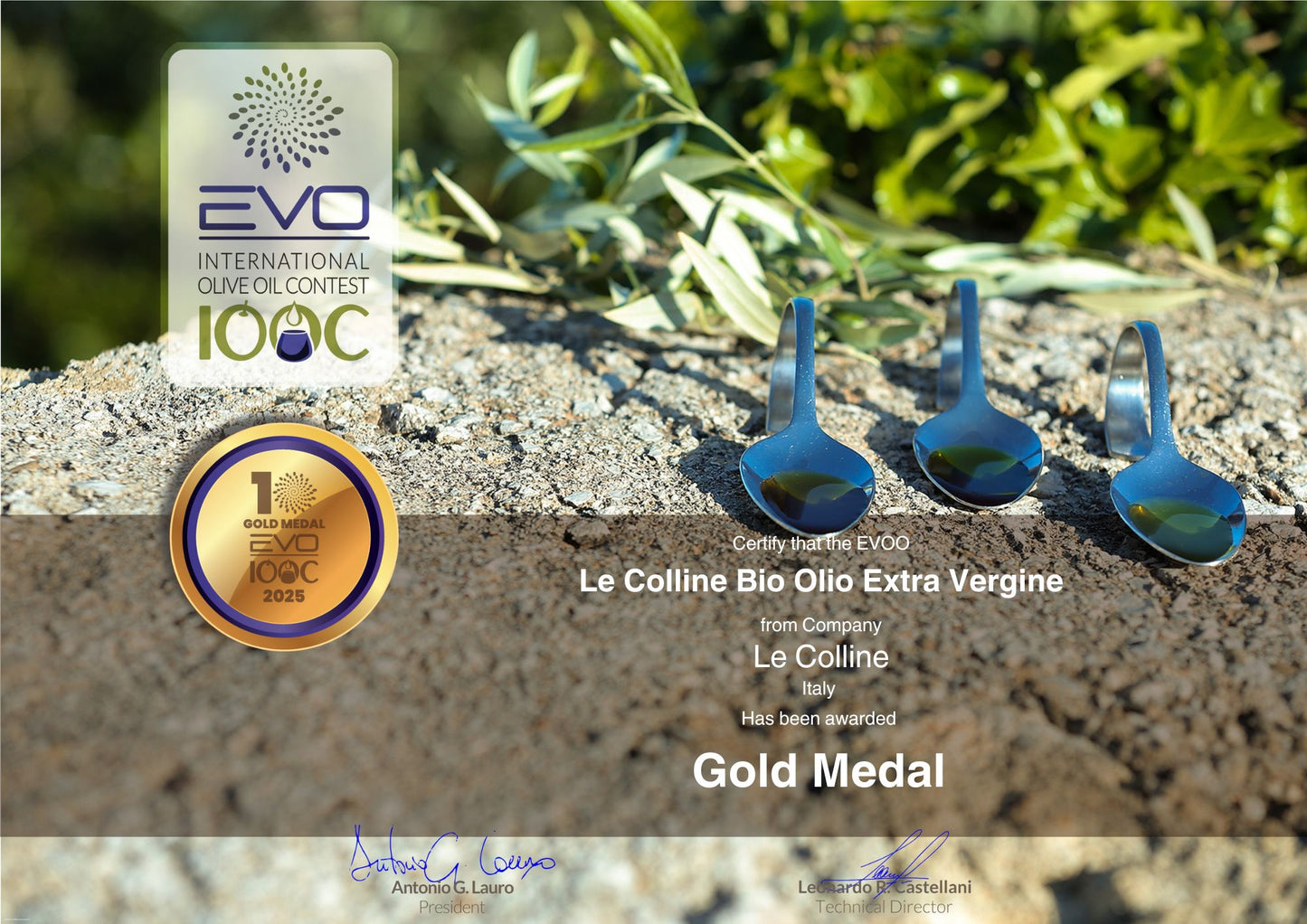Olio Extra Vergine di Oliva Biologico 