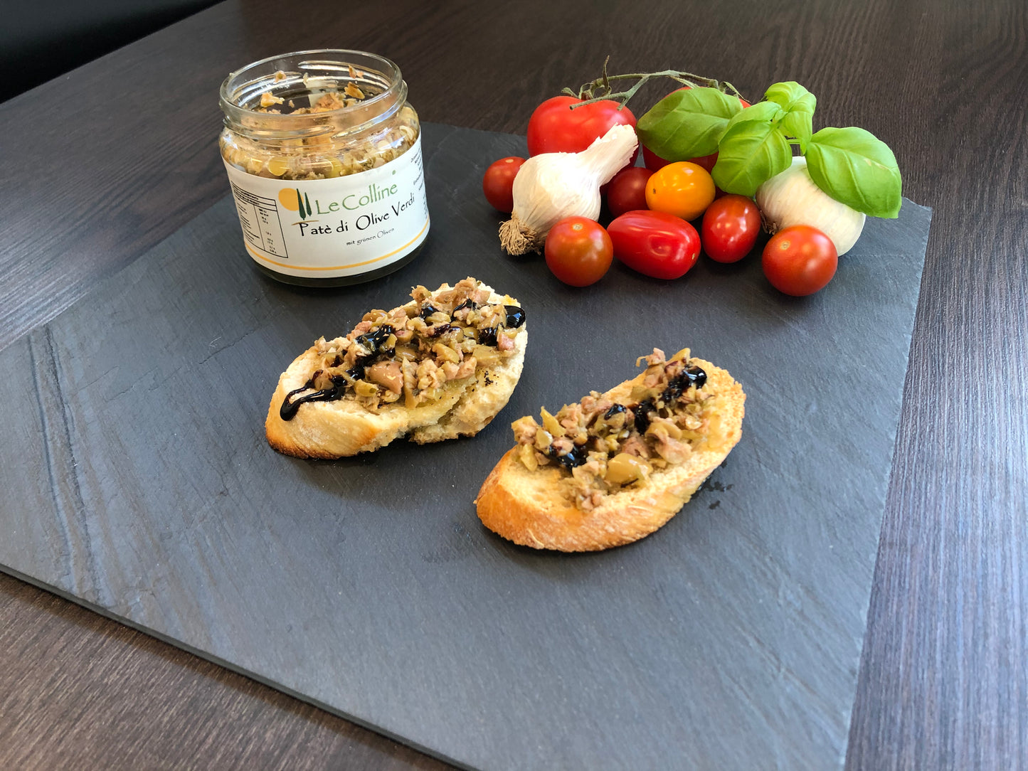 Paté mit grünen Oliven 180 g - Le Colline Store