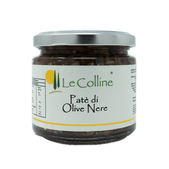 Paté mit schwarzen Oliven 180 g - Le Colline Store