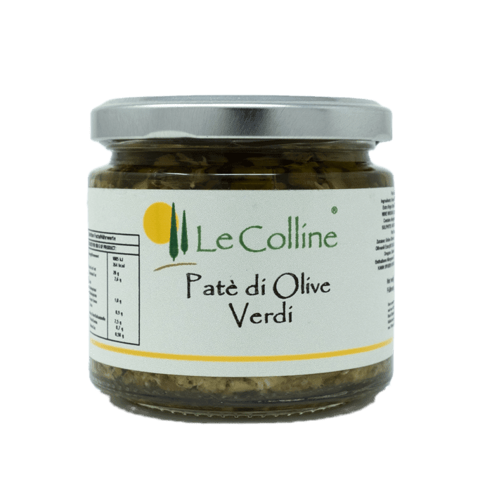 Paté mit grünen Oliven 180 g - Le Colline Store