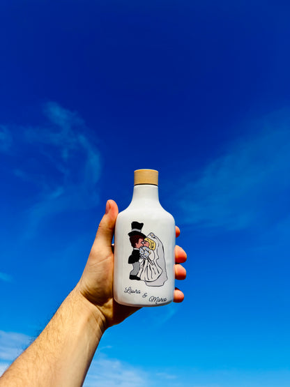Personalisierbare Gastgeschenke Hochzeit kleine Ölflasche Ölspender