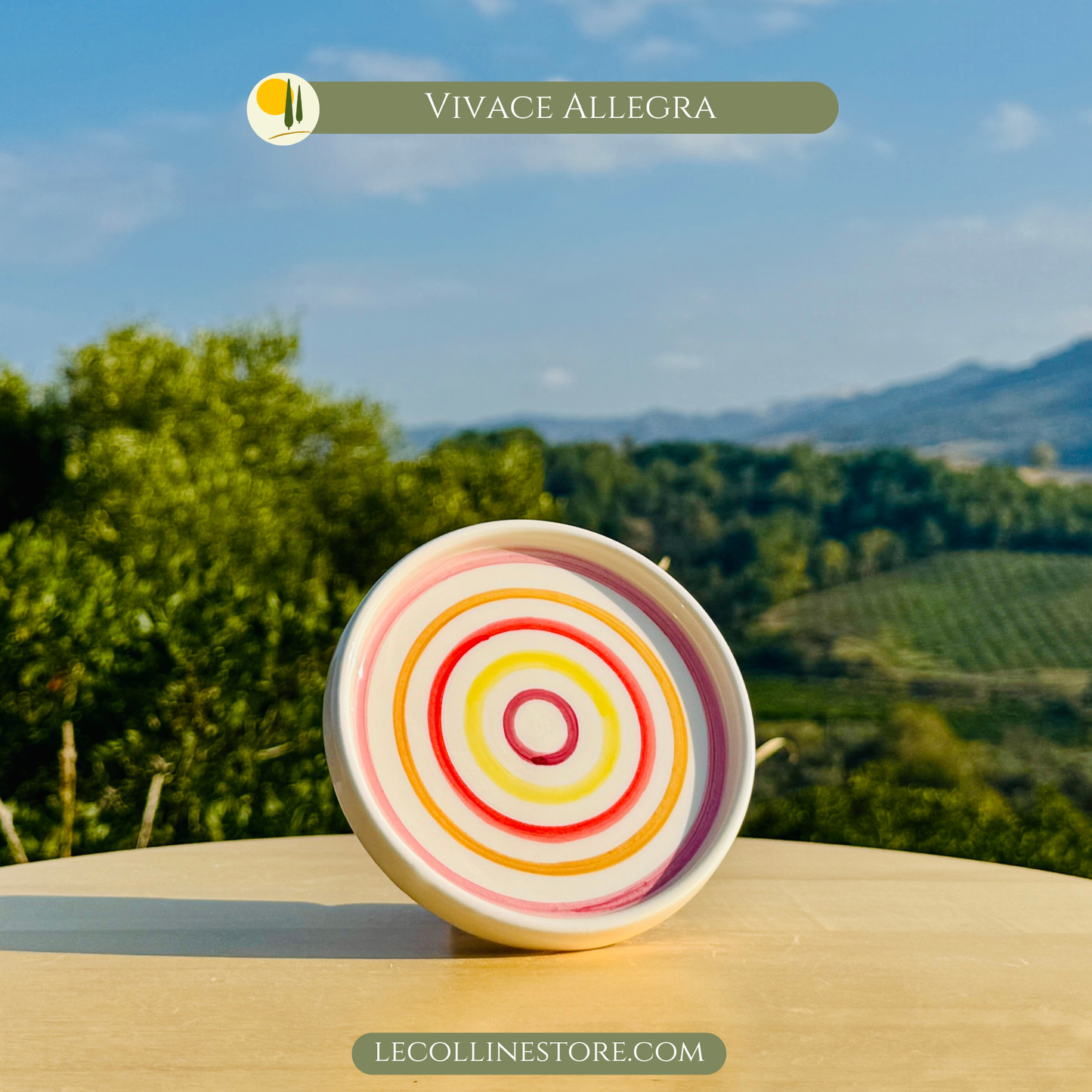 Piattini in ceramica 11 cm - sottobicchieri e decorazioni