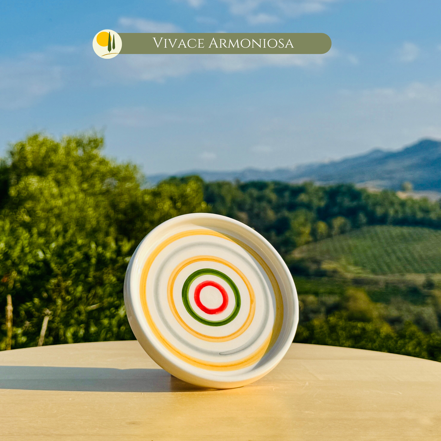 Piattini in ceramica 11 cm - sottobicchieri e decorazioni