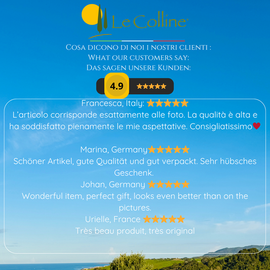 OUTLET B-Ware Keramikflasche Ölspender Ölflasche "Schizzata" 250 ml für Olivenöl handgemacht in Italien