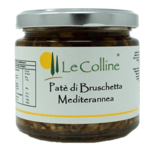 Pate Bruschetta mediterranea mit gemischetm Gemüse aus Italien