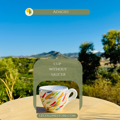 Bunte Espresso Tassen handgemacht in Italien