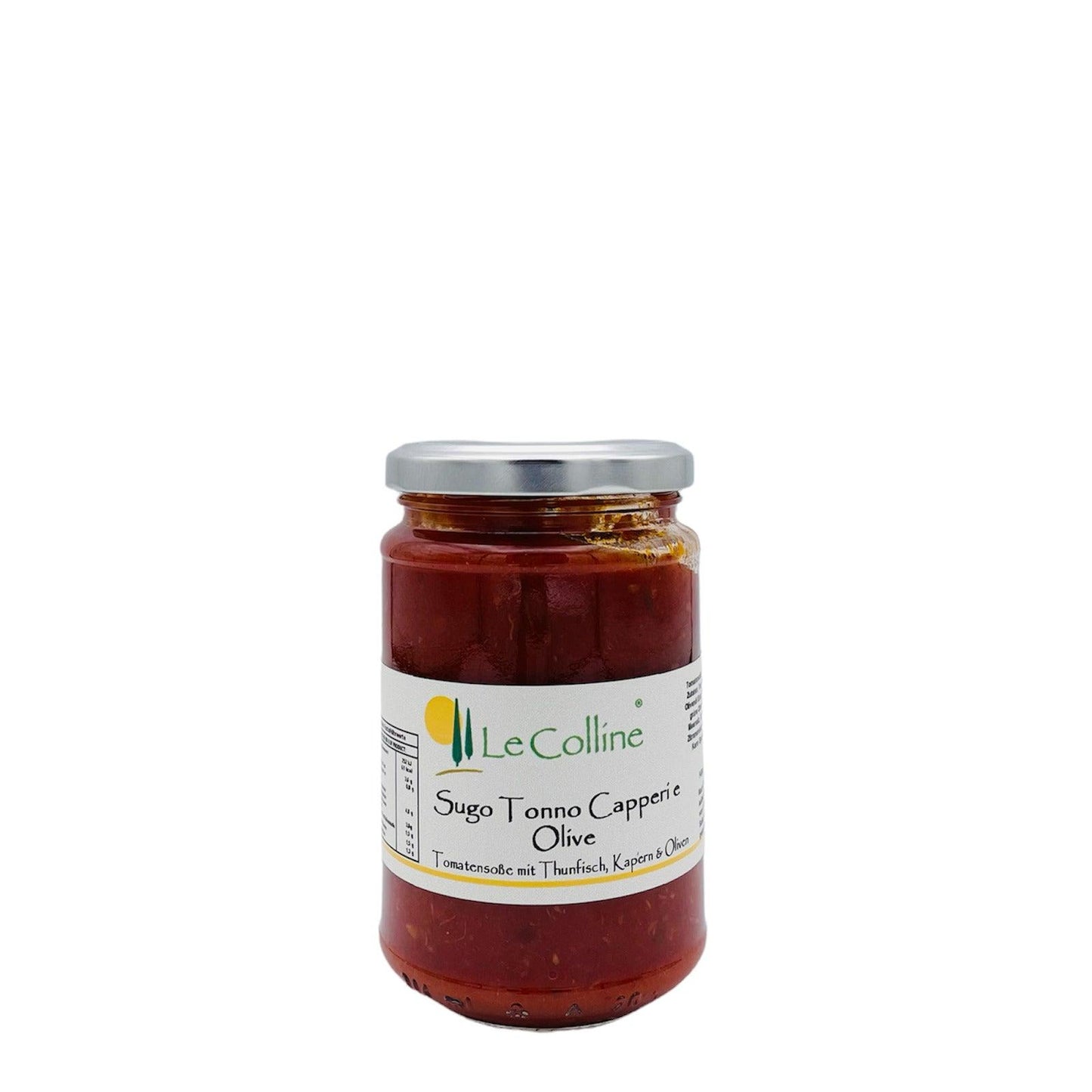 Tomatensoße mit Thunfisch, Kapern und Oliven 280g - Le Colline Store