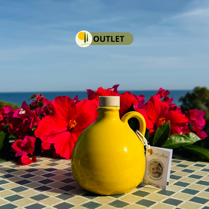 Elegante caraffa in ceramica Edizione Limitata realizzata a mano in Italia "Bombata" ca. 0,25 l